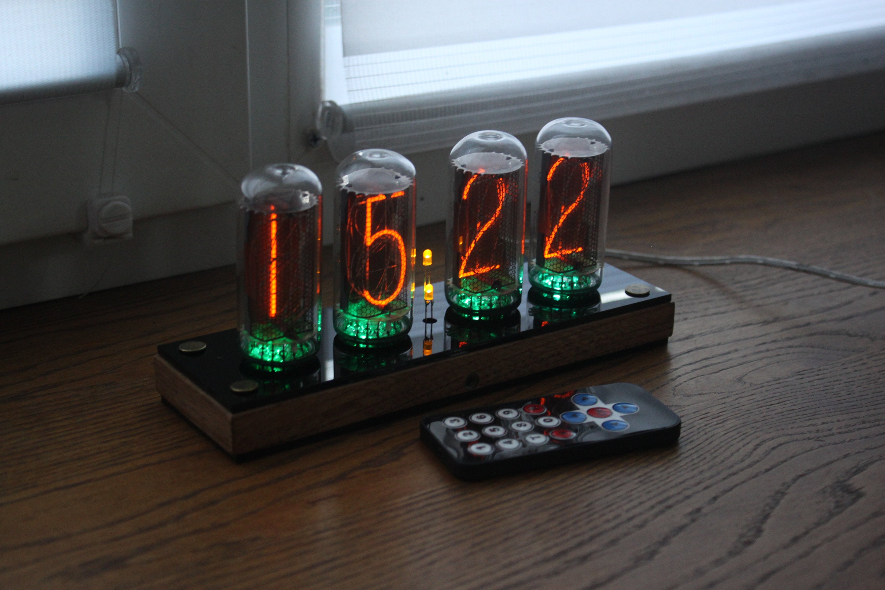 Nixie tube clock, include IN-18 tubes with enclosure, old school  combined with handmade retro decor art, Vintage Table Clock 79607 in  online supermarket