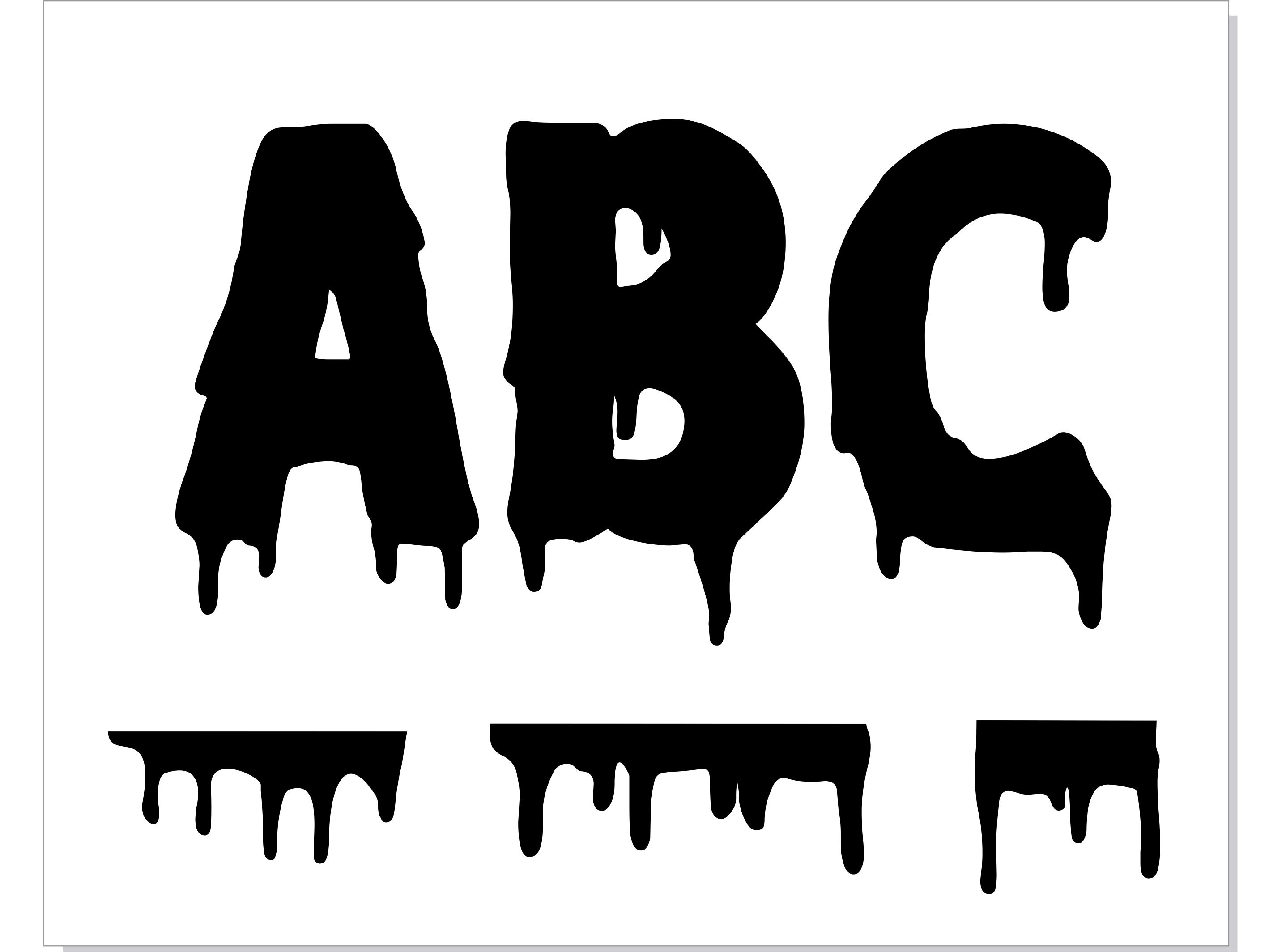 Dripping Font SVG, Dripping Alphabet, Dripping Cut Files, Dripping  Monogram, Svg Files for Cricut and Silhouette