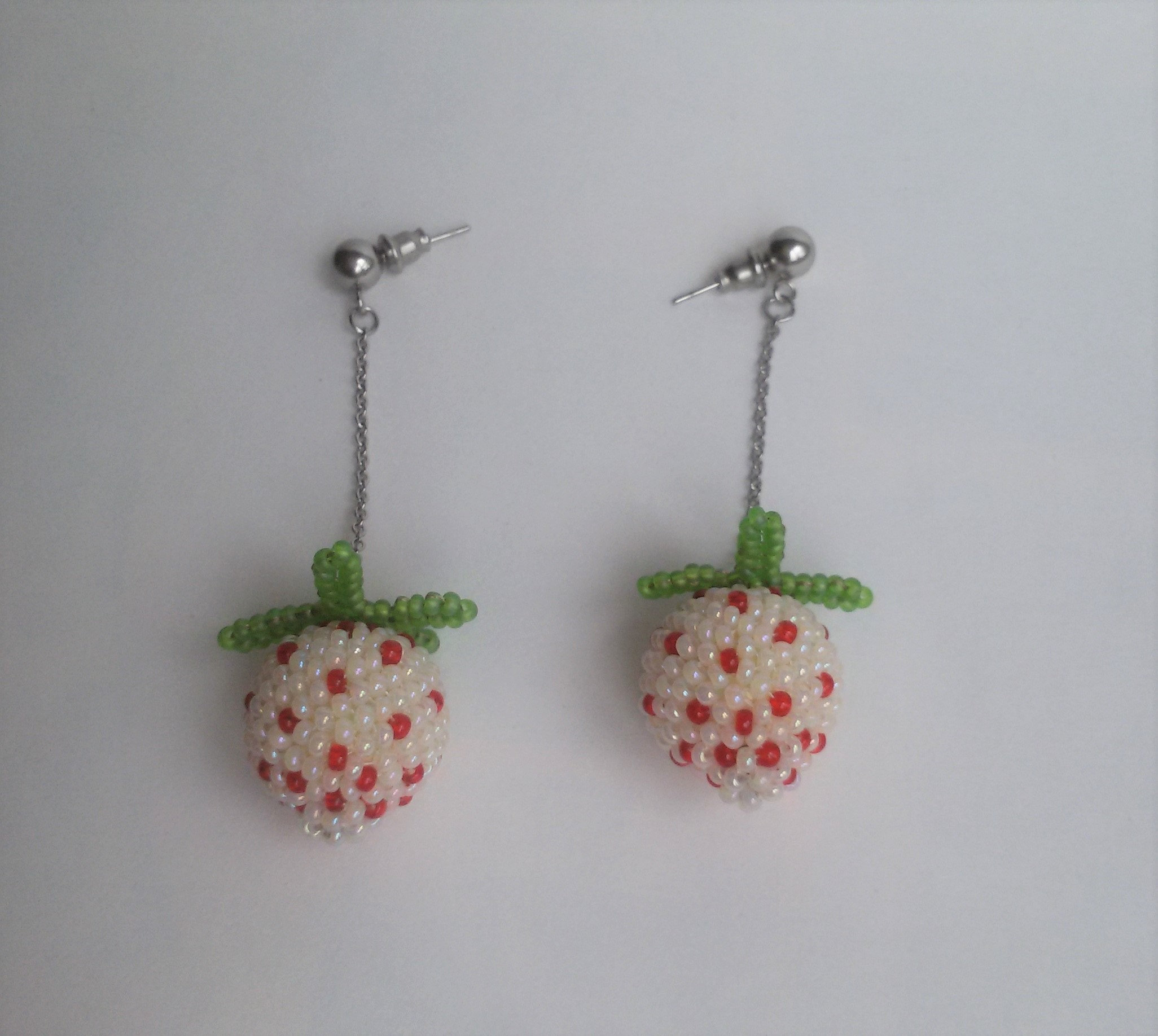 cottagecore accessories Lemon earrings UK/ cottagecore jewellery uk fruit gift handmade earrings uk beaded earrings/ fruit jewellery