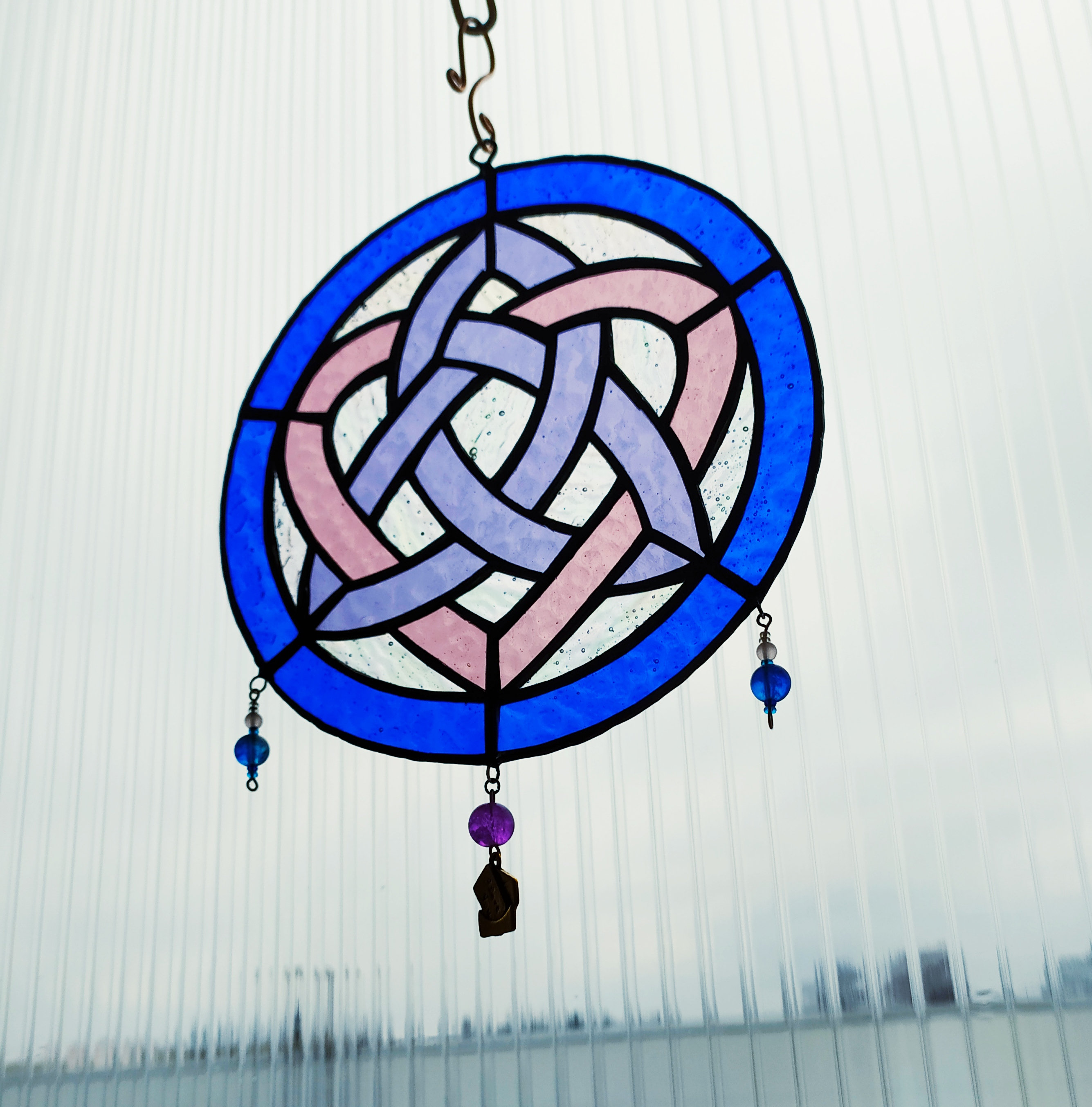 Tiffany Stained Glass Clematis Earrings — The Heritage Society