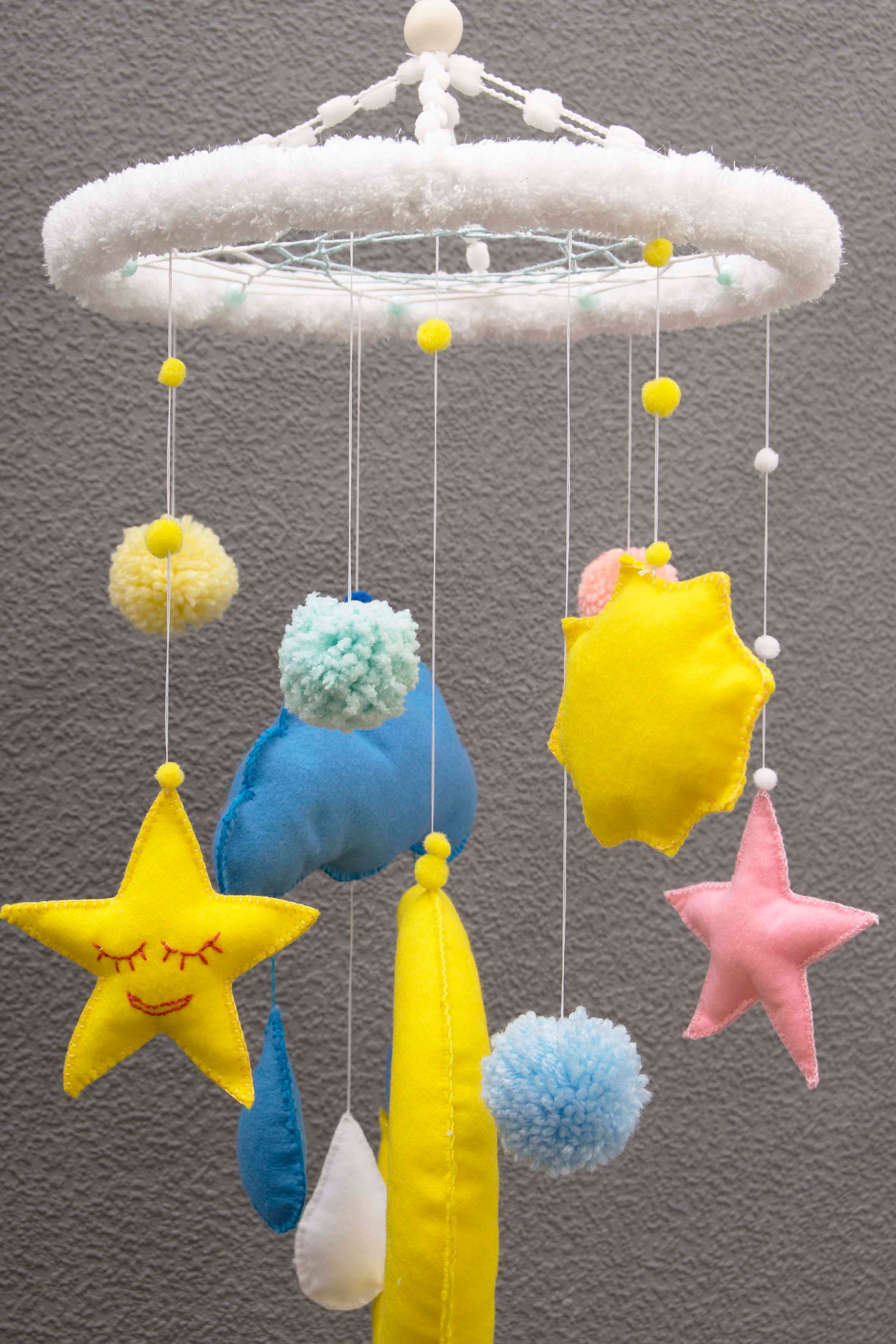 fukuroucrafts: Crochet mini dream catcher, lucky charms for car, char charms,  car charms, cute dream catcher, lucky dream catcher, baby mobile, bed  mobile, mobile crib, born gift, birthday gift
