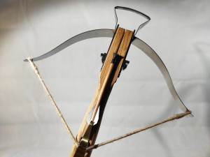Wooden Crossbow Replica, SCA Medieval Style Traditionnal Crossbow, Real Target Crossbow, Functional LARP Crossbow, for Medieval Range