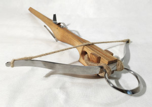 Medieval Replica Crossbow, Range Crossbow for Medieval Europe Arbalesters and Crossbowmen, Real Wooden Crossbow with Steel Bow, SCA Crossbow