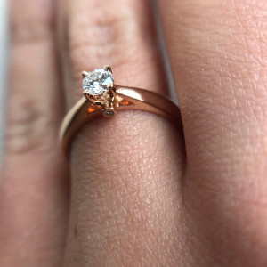 Three stone engagement ring, Genuine diamond ring, Womens engagement ring, Antique diamond engagement ring, Minimalist gemstone ring