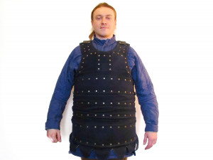 Medieval Brigandine Visby 13th Сentury Armour, Knights Combat Armor Brigandine with Wool Cover, Botn Armor for Buhurt