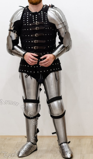 Custom OrderBuhurt set of armor "Footman with Nasal Bascinet". And sword, shield ans shoulders upgrade