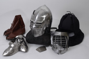 Custom Helmet + Sabatons + Boots