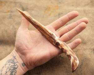 Ritual athame, bone knife handcarved, magic tool, wicca tribal witches altar tool, shamanism, LARP weapon, carving,druid weapon,pagan dagger