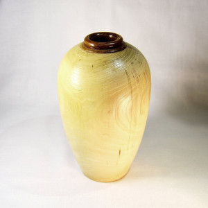 Handmade Turned Wood Boho Vase - Custom Made