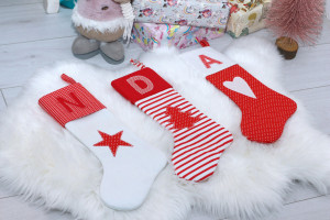 Personalized Christmas stockings - Set of 3