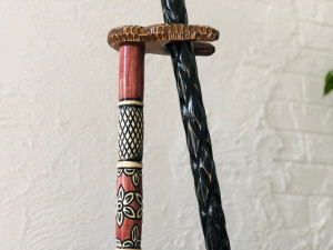 Wooden umbrella stand Handmade walking cane holder Cane Stand umbrella holder wood stand Walking stick holder