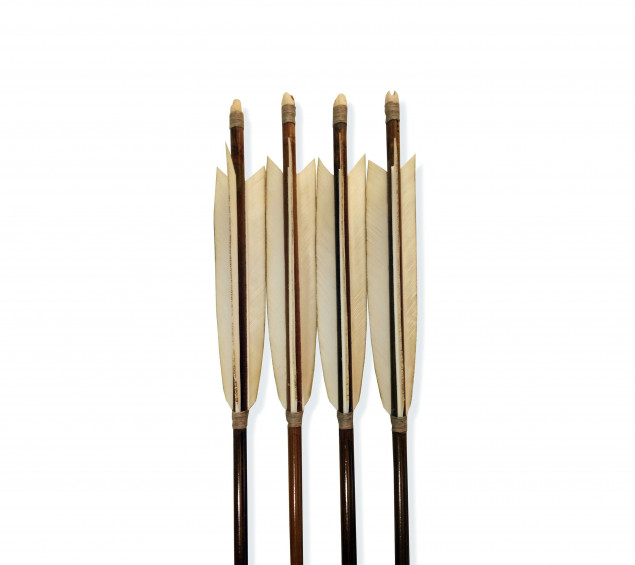 Kyudo Arrows Set for Traditional Japanese Yumi Bow, Bamboo Long Arrows ...