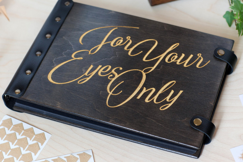 For Your Eyes Only Boudoir Photo Album, Anniversary Gifts For Men