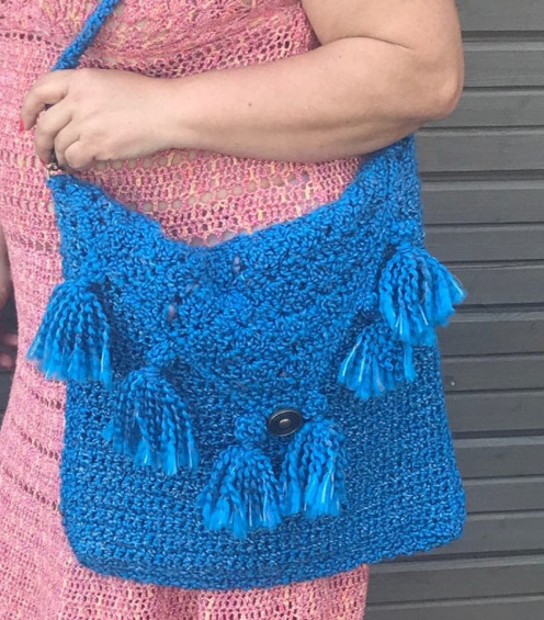 Crochet} Gypsy Boho Bag