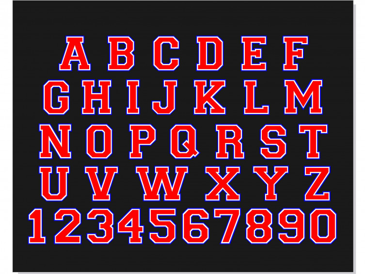 College Varsity Font SVG 3 layers Cricut | College Font SVG, College ...