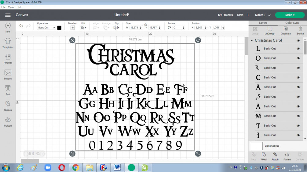 Christmas Carol Font SVG Cricut, Christmas Carol Font OTF, Christmas