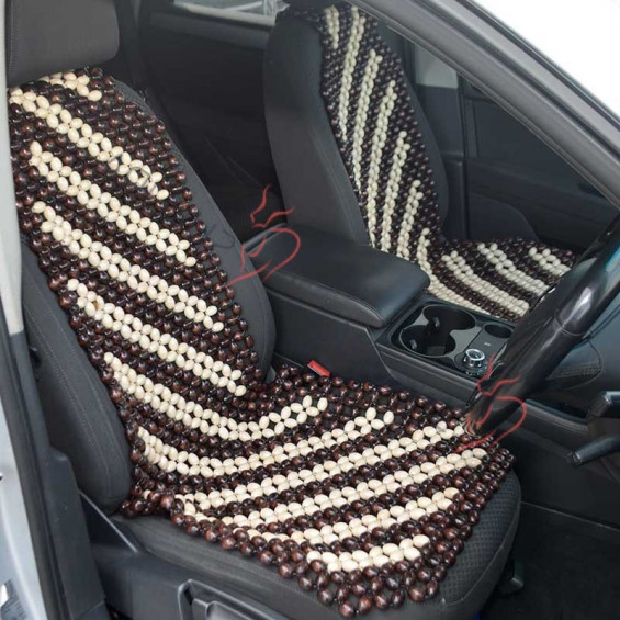 Bead Seat Cover, Beaded Car Seat Cover, Chair Cushion Massager, Wooden Bead  Cover, Car Front Seat Cover 