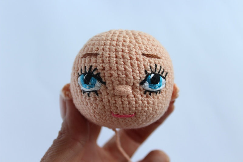 Crochet doll pattern Embroidery eyes amigurumi doll pattern Crochet  amigurumi eyes PDF Crochet toy pattern 31905 in online supermarket