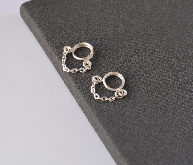 nipple clamps non piercing nipple rings with chain Nipple Dangles ...