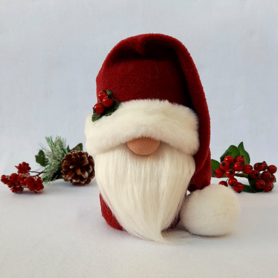 Santa Gnome Christmas Decorations Handmade, Christmas Gnomes - Inspire  Uplift