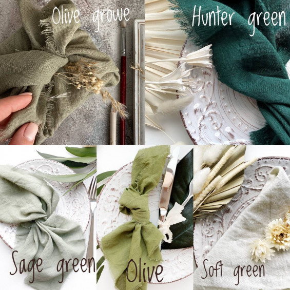 SAGE GREEN Cotton Napkins Reusable Napkins Dinner Napkins Green Wedding  Napkins Cheesecloth Green Easter Decor Easter Table Decor Eco Gift 62161 in  online supermarket