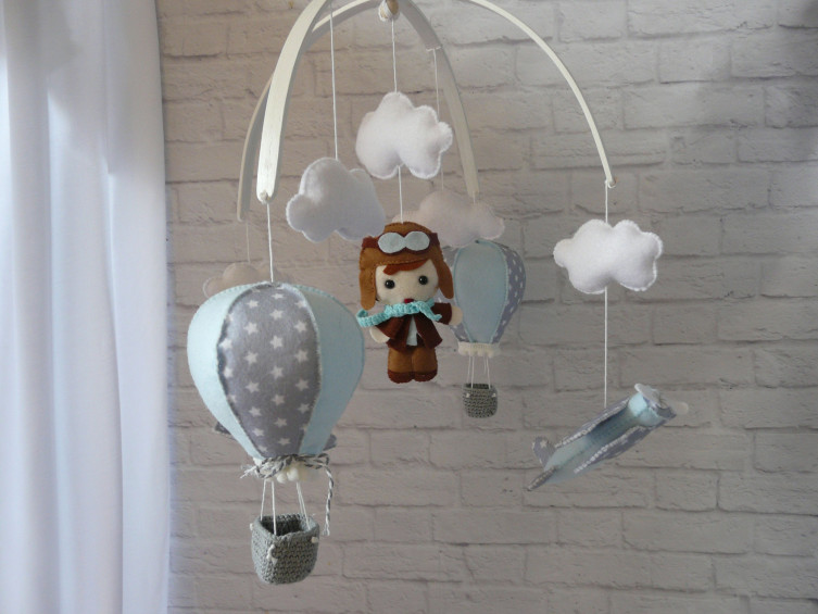 Baby Room Cloud Felt Hangernursery Felt Cloud Ornamentboy 