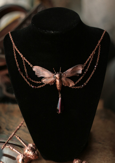 Night Butterfly Necklace