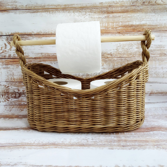 Storage Toilet Paper Toilet Paper Basket Spare Roll Holder 