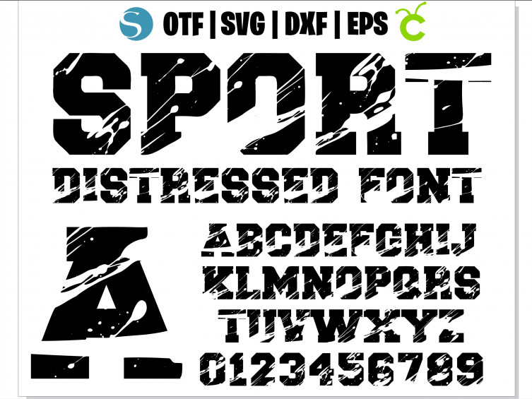 Sport Numbers SVG Sport Numbers Cricut College Font Svg 