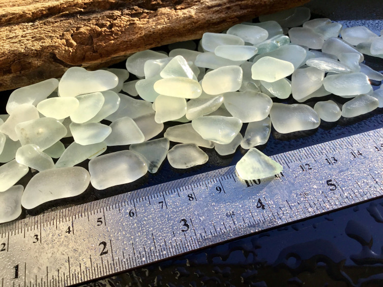 White Sea Glass 100 Pcs Authentic Sea Glass 12 25 Mm Jewelry Making Real Beach Glass Small For 