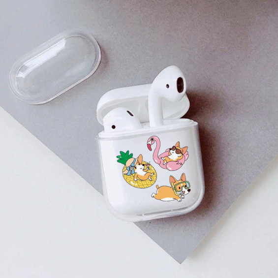 Corgi AirPods case funny dog Airpods Pro case Plastic AirPods case Airpods  cover airpod earpods case Airpods holder headphones case gift 2207 in  online supermarket